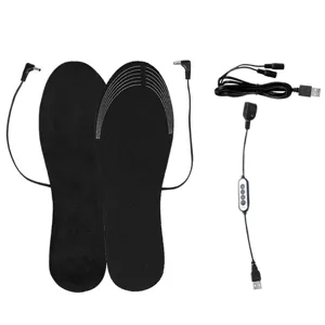 발 워머스 겨울 전기 가열 된 깔창 가열 신발 패드 USB 충전식