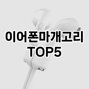 이어폰마개고리 추천 TOP5 판매 순위 후기 정보 더쿠