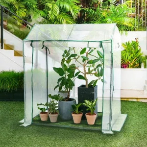 조립식 비닐하우스 미니 온실 소형 가정용 베란다 옥상 식물 겨울집 길고양이 [오디가 ODIGA], 1개