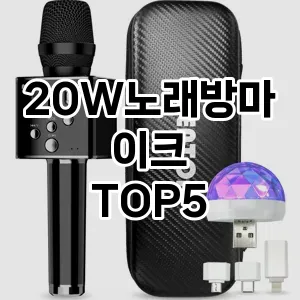 20W노래방마이크 추천 TOP5 랭킹 리뷰 가성비 더쿠