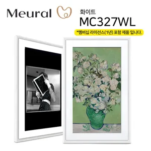 넷기어 뮤럴(Meural) 디지털 캔버스 액자 27인치 블랙,화이트 (1년 멤버십 포함), MC327WL(화이트/1년멤버쉽)