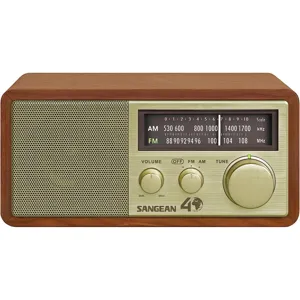 산진라디오 WR-11SE AM FM 빈티지 레트로 원목 월넛 라디오 40주년기념판