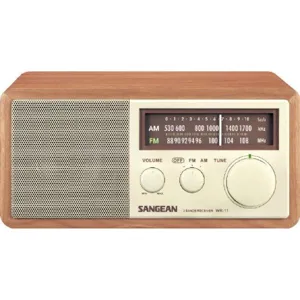 산진 WR-11SE AM/FM 탁상용 라디오 40주년 기념 에디션 월넛