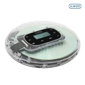일우 투명 CD플레이어 IW-ET07 휴대용 충전식 레트로 감성, 투명